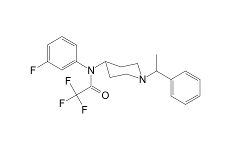 2,2,2-trifluoro-N-3-fluorophenyl-N-[1-(1-phenylethyl)piperidin-4-yl]acetamide
