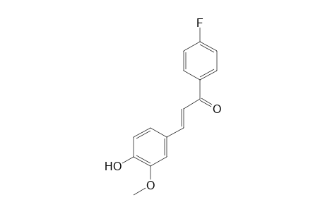 1-(4-Fluorophenyl)-3-(4-hydroxy-3-methoxyphenyl)-2-propen-1-one