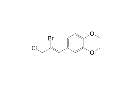 4-(2'-Bromo-3'-chloroprop-1'-enyl)-1,2-dimethoxybenzene