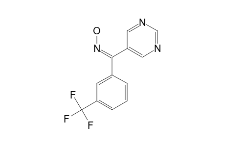 Z-5-Pyrimidinyl(3-trifluoromethylphenyl)methanone oxime