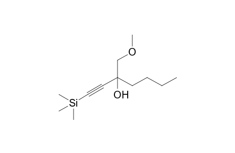 3-Methoxymethyl-1-trimethylsilylhept-1-yn-3-ol