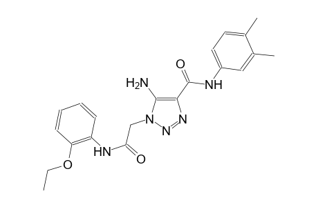 5-amino-N-(3,4-dimethylphenyl)-1-[2-(2-ethoxyanilino)-2-oxoethyl]-1H-1,2,3-triazole-4-carboxamide