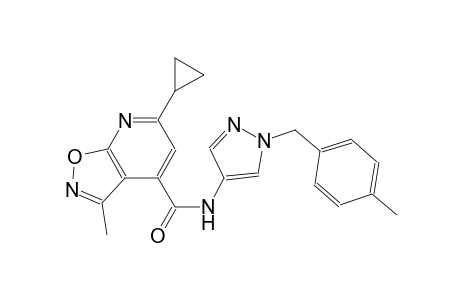 isoxazolo[5,4-b]pyridine-4-carboxamide, 6-cyclopropyl-3-methyl-N-[1-[(4-methylphenyl)methyl]-1H-pyrazol-4-yl]-