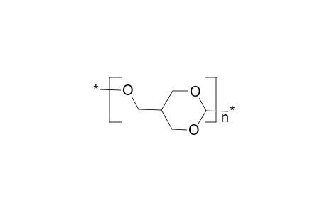 Poly(oxymethylene-1,3-dioxacyclohexylene)