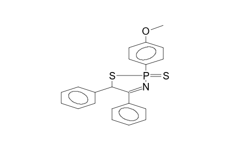 2-(4-METHOXYPHENYL)-2-THIOXO-4,5-DIPHENYL-1,3,2-THIAZAPHOSPHOL-3-ENE