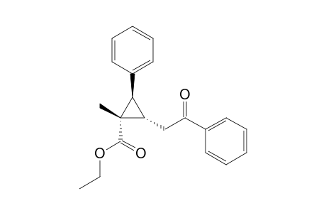 CIS-(+/-)-ETHYL-1-METHYL-2-(2-OXO-2-PHENYLETHYL)-3-PHENYL-1-CYCLOPROPANECARBOXYLATE