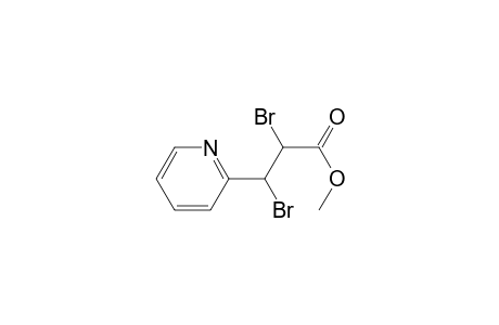 2,3-Dibromo-3-(2-pyridinyl)propanoic acid methyl ester