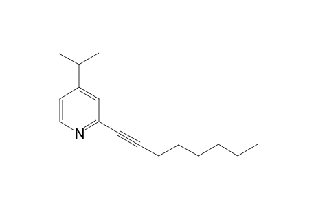 4-isopropyl-2-(oct-1-yn-1-yl)pyridine