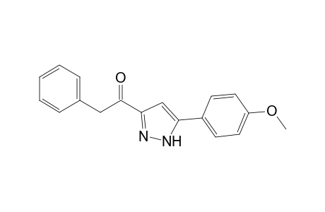 1-[3-(4-methoxyphenyl)-1H-pyrazol-5-yl]-2-phenyl-ethanone