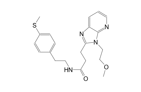 3H-imidazo[4,5-b]pyridine-2-propanamide, 3-(2-methoxyethyl)-N-[2-[4-(methylthio)phenyl]ethyl]-