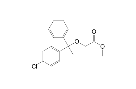 Methyl 2-(1-phenyl-1-(4-chlorophenyl)ethoxy)acetate