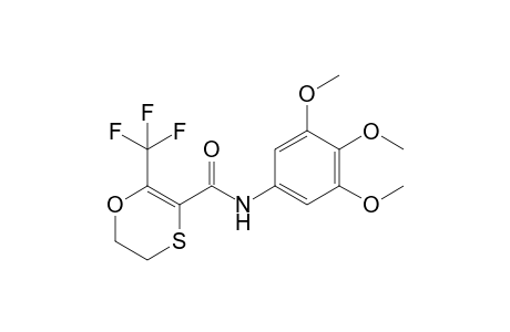 5,6-Dihydro-2-trifluoromethyl-N-(3,4,5-trimethoxyphenyl)-1,4-oxathiin-3-carboxamide