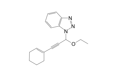1-[3-(1-cyclohexenyl)-1-ethoxyprop-2-ynyl]benzotriazole