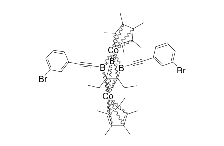 CP*CO-[2,3-ET2C2B3H-4,6-[CC-(3-BRC6H4)]-(2)]-CO-CP*