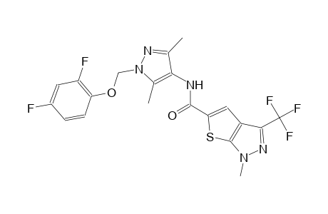 1H-thieno[2,3-c]pyrazole-5-carboxamide, N-[1-[(2,4-difluorophenoxy)methyl]-3,5-dimethyl-1H-pyrazol-4-yl]-1-methyl-3-(trifluoromethyl)-