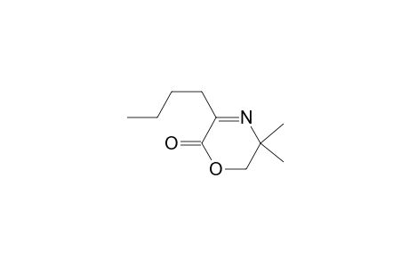 2H-1,4-Oxazin-2-one, 3-butyl-5,6-dihydro-5,5-dimethyl-