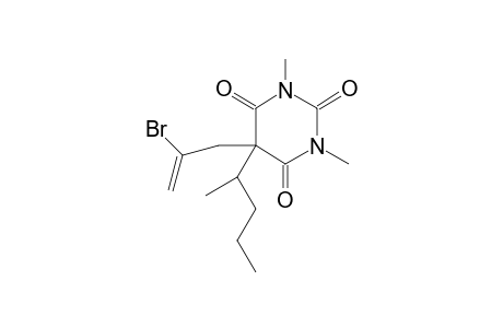 2,4,6(1H,3H,5H)-Pyrimidine-trione, 1,3-dimethyl-5-(2-bromo-prop-2-en-1-yl)-5-(2-pentyl)-