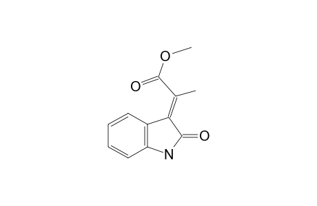 (2E)-2-(2-ketoindolin-3-ylidene)propionic acid methyl ester