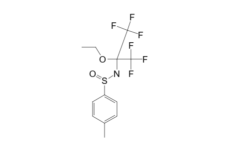 N-[1-ETHOXY-2,2,2-TRIFLUORO-1-(TRIFLUOROMETHYL)-ETHYL]-PARA-TOLUOLSULFIN-ACID-AMIDE