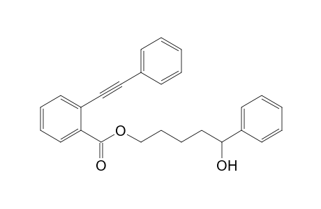 5-Hydroxy-5-phenylpentyl 2-(phenylethynyl)benzoate