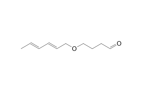4-((2E,4E)-Hexa-2,4-dienyloxy)butanal