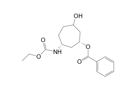 all-cis-3-(benzoyloxy)-5-[(ethoxycarbonyl)amino]cycloheptanol