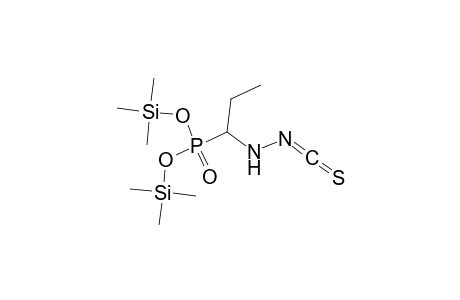 Phosphonic acid, [1-(carbonothioylhydrazino)propyl]-, bis(trimethylsilyl) ester