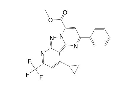 pyrido[2',3':3,4]pyrazolo[1,5-a]pyrimidine-4-carboxylic acid, 10-cyclopropyl-2-phenyl-8-(trifluoromethyl)-, methyl ester