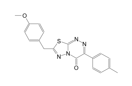 4H-[1,3,4]thiadiazolo[2,3-c][1,2,4]triazin-4-one, 7-[(4-methoxyphenyl)methyl]-3-(4-methylphenyl)-