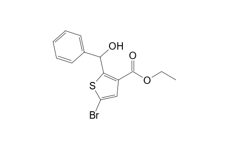 5-Bromo-2-[hydroxy(phenyl)methyl]-3-thiophenecarboxylic acid ethyl ester