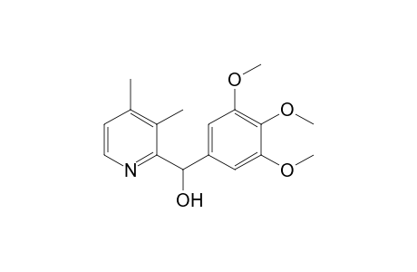 3,4-dimethyl-a-(3,4,5-trimethoxyphenyl)-2-pyridinemethanol