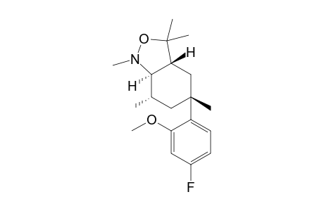 rac-(3aR,5R,7S,7aR)-5-(4-fluoro-2-methoxyphenyl)-1,3,3,5,7-pentamethyloctahydrobenzo[c]Isoxazole