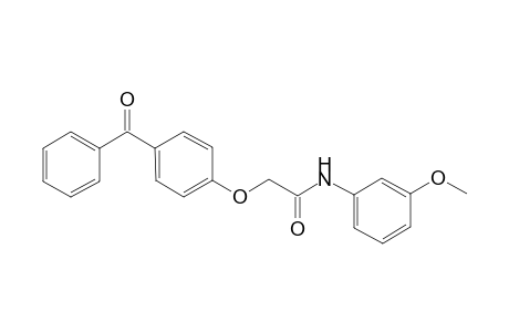 1-{1'-[(N-<3"-Methoxyphenyl>amino)carbonyl]methoxy}-4-benzoylbenzene