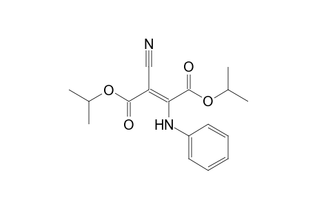 Diisopropyl 2-cyano-3-(phenylamino)but-2-ene-1,4-dioate