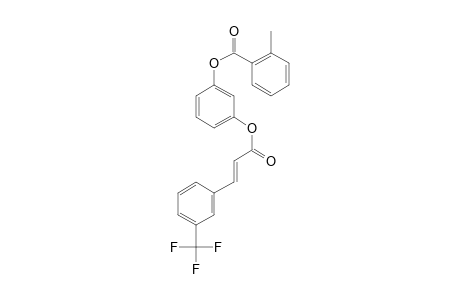 1,3-Benzenediol, o-(2-methylbenzoyl)-o'-(trans-3-trifluoromethylcinnamoyl)-