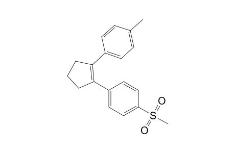 1-methyl-4-[2-(4-methylsulfonylphenyl)-1-cyclopentenyl]benzene