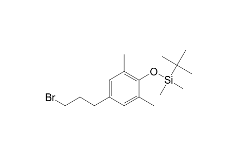 4-(3-Bromopropyl)-1-[(tert-butyldimethylsilyl)oxy]-2,6-dimethylbenzene
