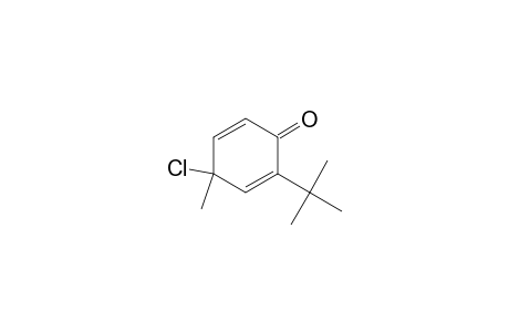 2,5-Cyclohexadien-1-one, 4-chloro-2-(1,1-dimethylethyl)-4-methyl-
