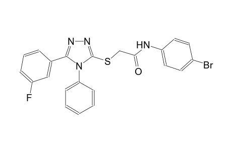 acetamide, N-(4-bromophenyl)-2-[[5-(3-fluorophenyl)-4-phenyl-4H-1,2,4-triazol-3-yl]thio]-