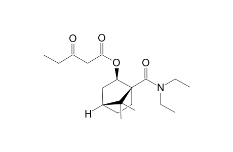 (1S,2R,4R)-7,7-Dimethylbicyclo[2.2.1]heptane-1-carboxylic acid diethylamide-2-yl 3-oxopentanoate