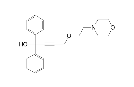 alpha-[3-(2-MORPHOLINOETHOXY)-1-PROPYNYL]BENZHYDROL