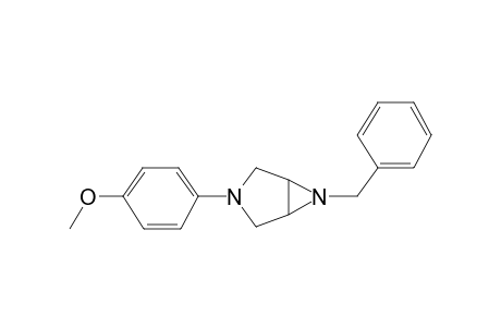 1-Benzyl-3-(p-methoxyphenyl)aziridino(2,3-C)pyrrolidine