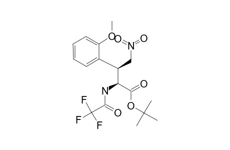 SYN-2-(TRIFLUORACETYL)-AMINO-3-(2-METHYOXYPHENYL)-4-NITROBUTYRIC-ACID-TERT.-BUTYLESTER