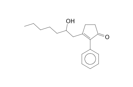 Cyclopenten-3-one, 1-(2-hydroxy-1-heptyl)-2-phenyl-