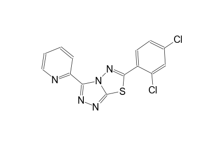 6-(2,4-dichlorophenyl)-3-(2-pyridinyl)[1,2,4]triazolo[3,4-b][1,3,4]thiadiazole