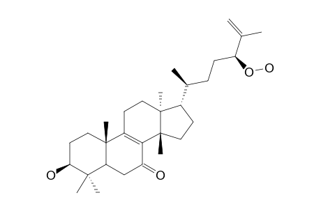 (-)-(24-S),24-HYDROPEROXYTIRUCALLA-8,25-DIEN-3-BETA-OL-7-ONE