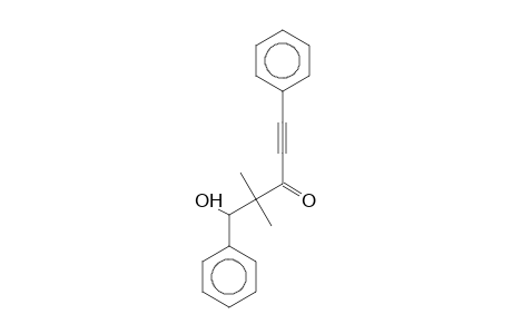 5-Hydroxy-4,4-dimethyl-1,5-diphenylpent-1-yn-3-one