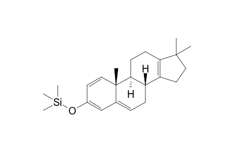 trimethyl((8R,9S,10R)-10,17,17-trimethyl-8,9,10,11,12,15,16,17-octahydro-7H-cyclopenta[a]phenanthren-3-yloxy)silane