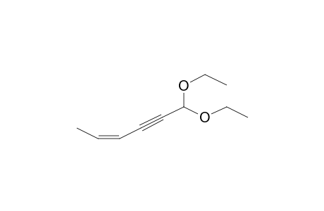 1,1-DIETHOXYHEX-cis-4-EN-2-YNE