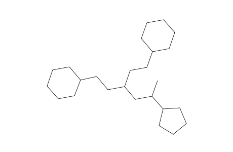 Cyclohexane, 1,1'-[3-(2-cyclopentylpropyl)-1,5-pentanediyl]bis-